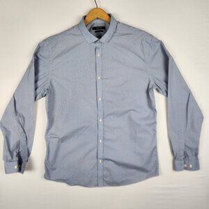 Jack & Jones Premium Mens XL Dress Shirt Slim Fit Button Down Corpcore Geometric